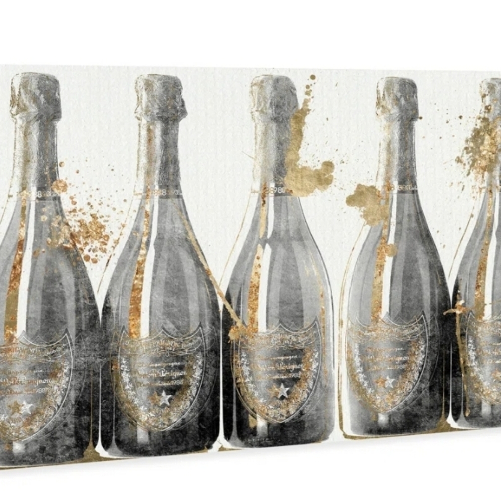 Oliver Gal Drinks And Spirits Dom Marbles Dom Perignon W COA certificate Of Auth - Picture 10 of 10